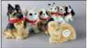 Little dogs with a bell, barking (7 pcs in a box)