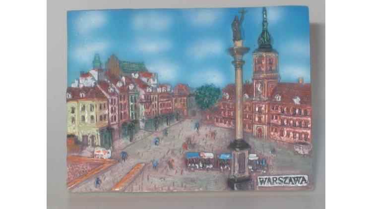 Magnetka - Varšava - Zámecké náměstí Deska