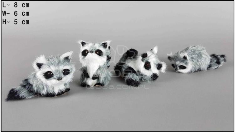 Little raccoons (4 pcs in a box)