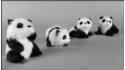 Little pandas (4 pcs in a box)
