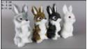 Hares sitting (4 pcs in a box)