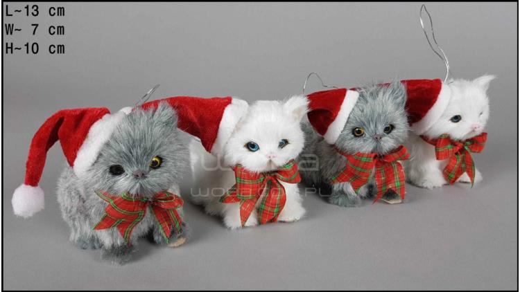 Kitten with a bowknot (4 pcs in a box)