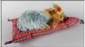 Собака Йоркширский терьер на подушке - Размер L
