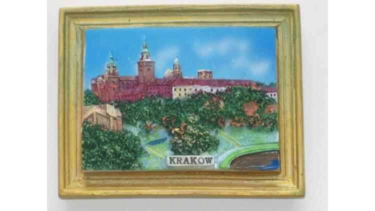 Magnet - Krakau - Wawel Rahmen